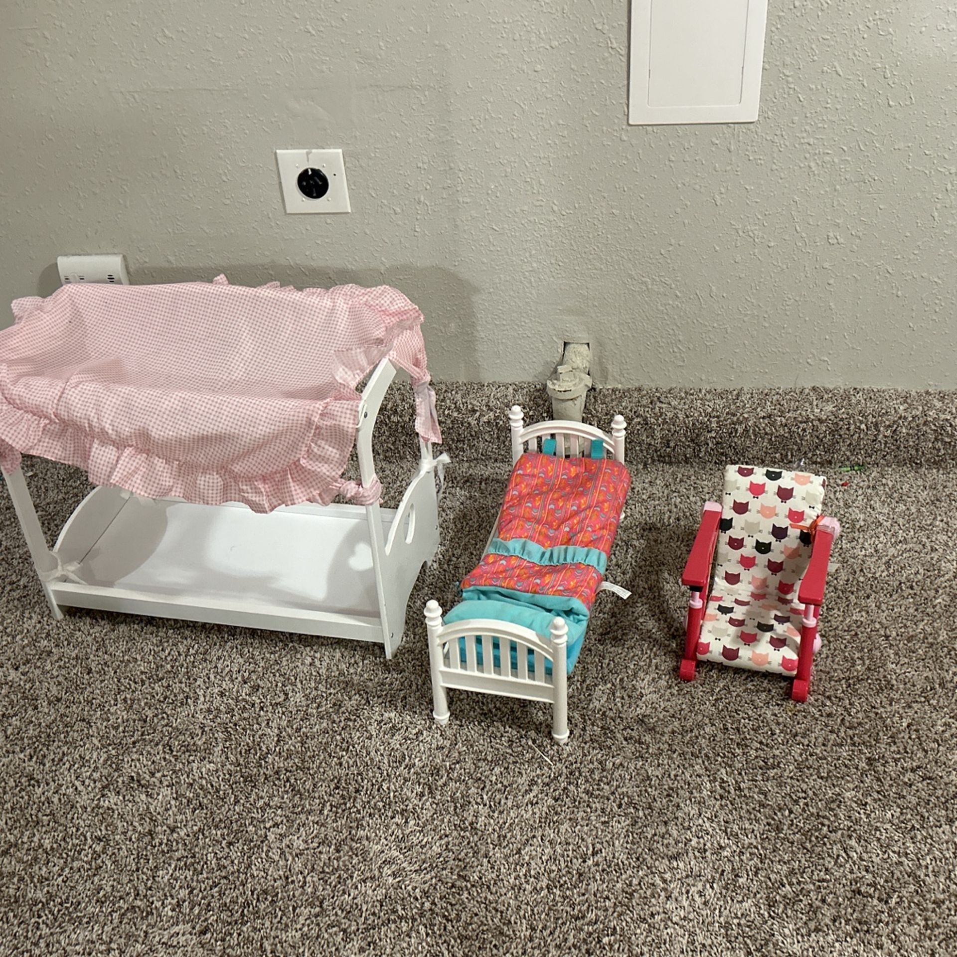 American Doll Beds And Chair