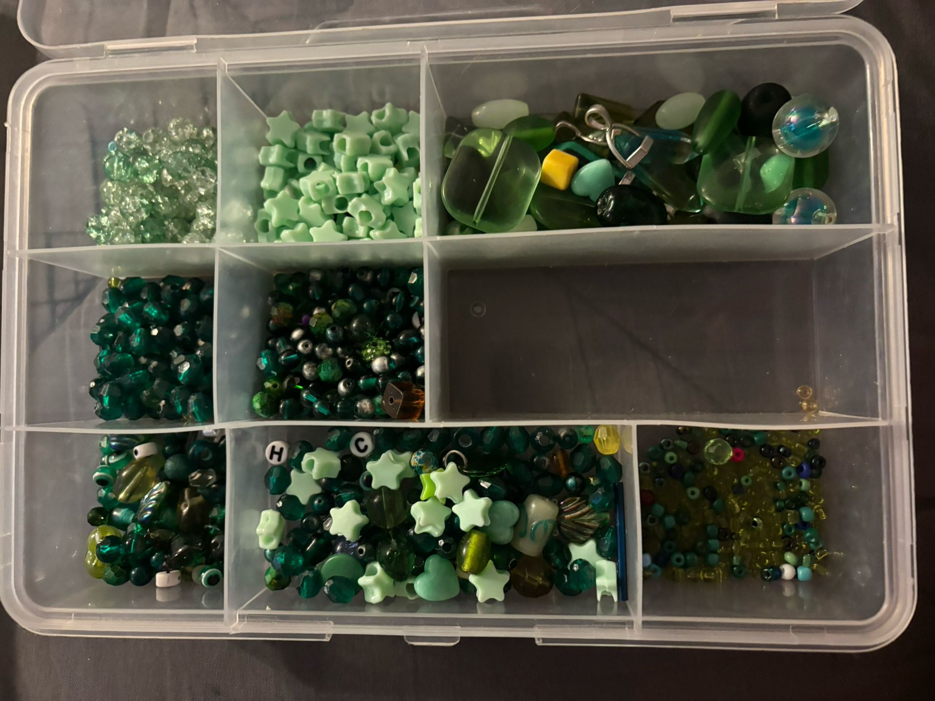 Green beads