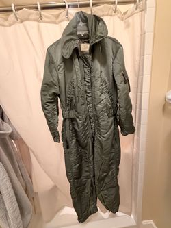 Military Insulated Flight Suit Coverall -barne New