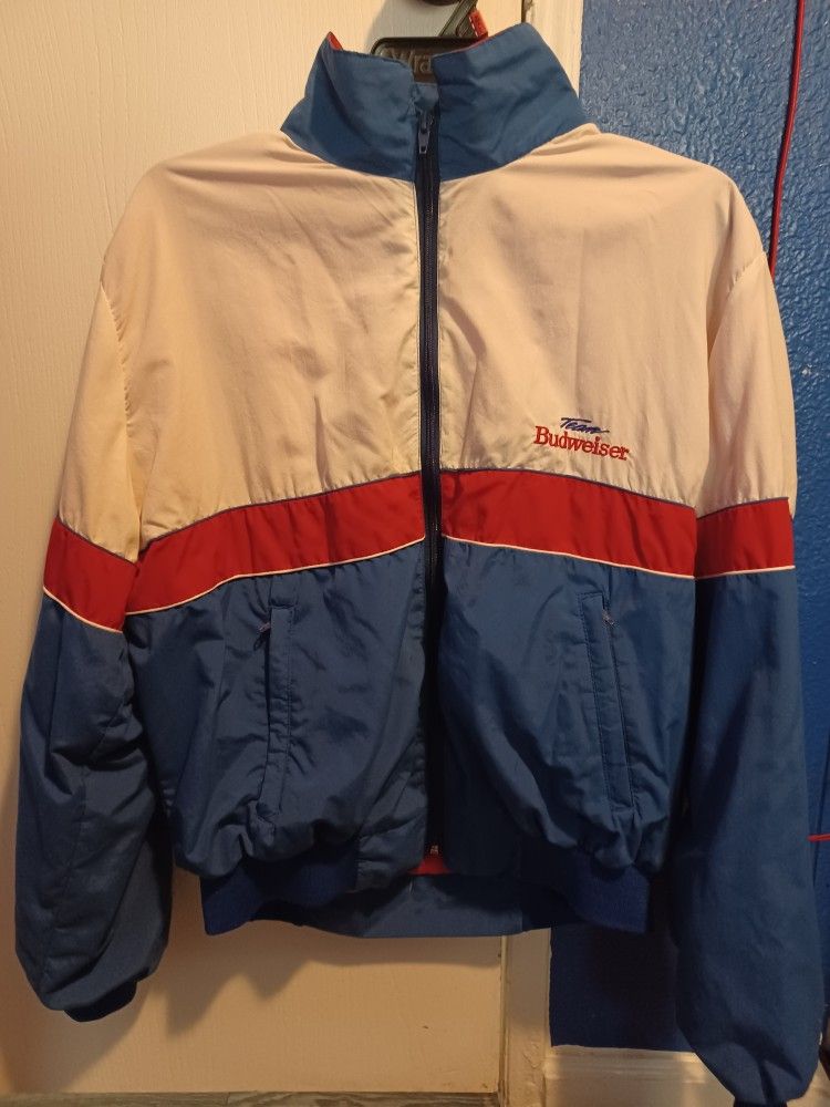 Vintage 1990s Team Budweiser Windbreaker