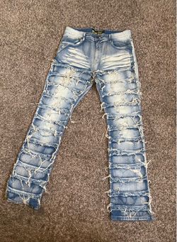 Stacked jeans