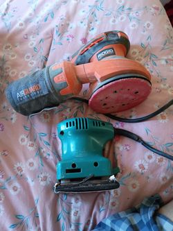2 Sanding tools Makita Ridgid
