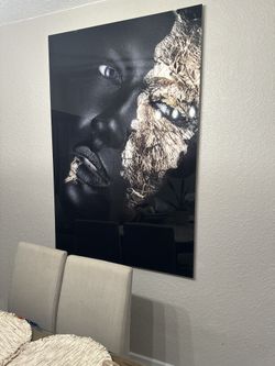 2 Custom acrylics 40” X 60”