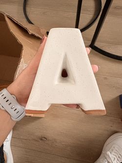 Ceramic Letter Decoration