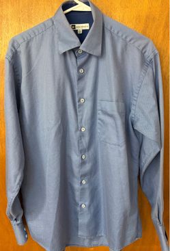 Men’s Size Medium Bachrach Blue Dress Shirt