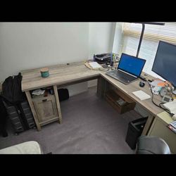 Office Desk, Chair, Cabinet