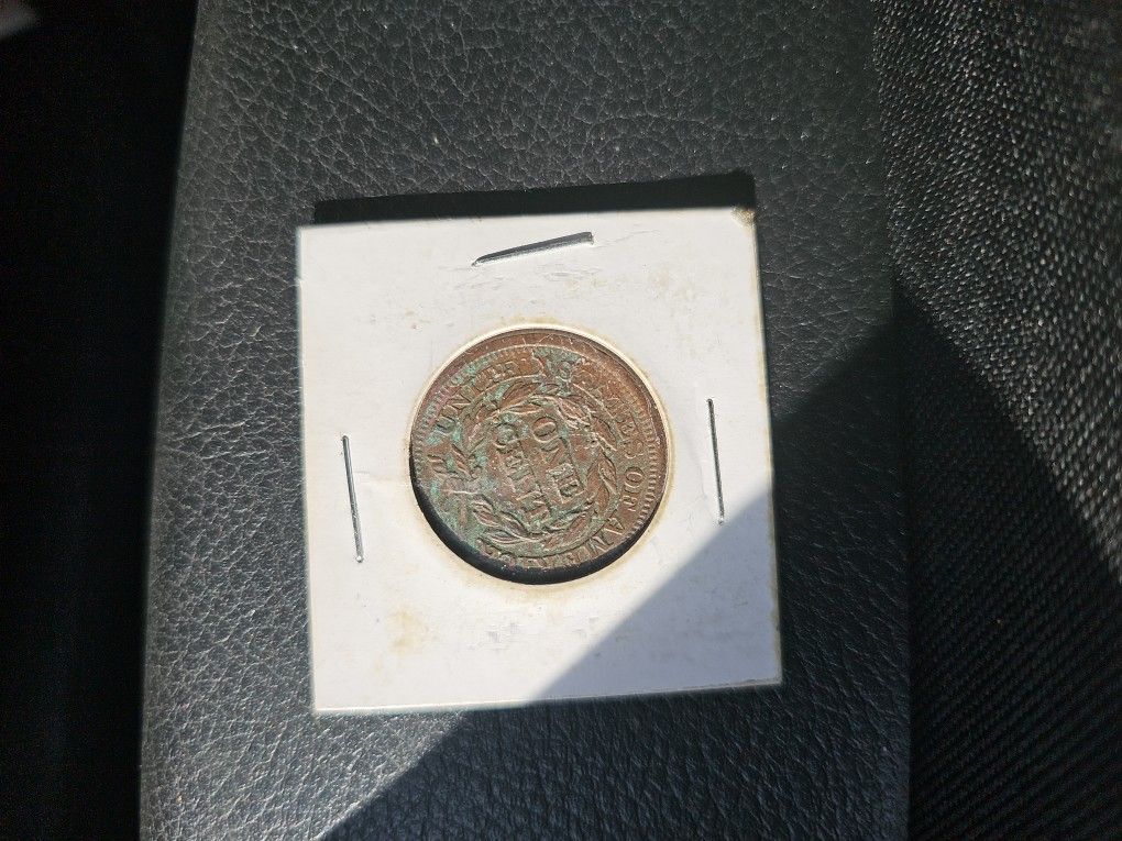 1857 Braided Hair Liberty Head Large Cents : Large Date
Early Copper Penny