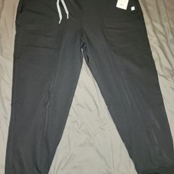 Black 2XL Scrub Pants