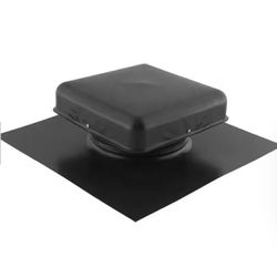 Galvanized Steel Roof Vent 38 sq. in. Black, Brand New