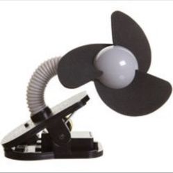 Dreambaby Stroller Fan, Silver with Black Foam