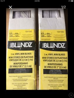 Blindz 43 inch x 64 inch, brand new