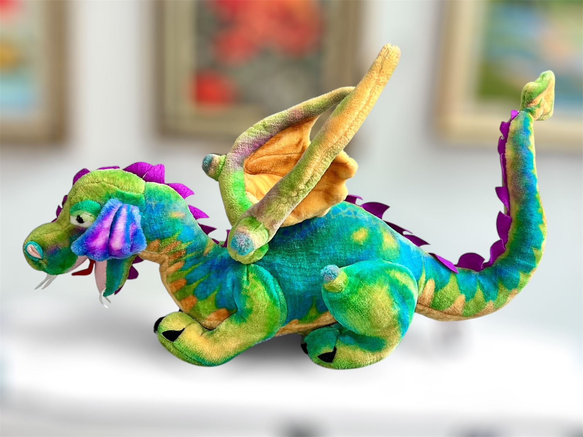 Melissa & Doug jumbo  Dragon Stuffed Plush 48"