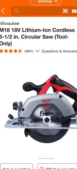 Milwaukee circular saw