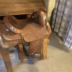 Western Show Saddle