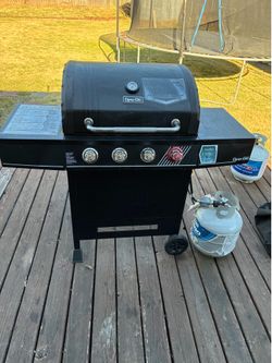 black dyna glo grill