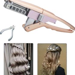 6D Hair Extensions Tool 2Nd Generation Hair Extensions Machine Kit for Salon, No-Trace Quick Easy Operation