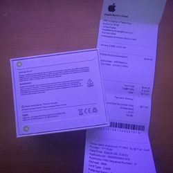AirPod Pro 3 w Reciepts