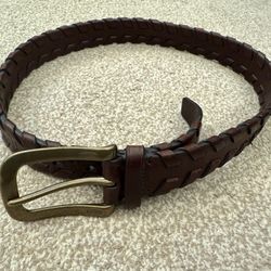 Coach Brown Belt Size 32 