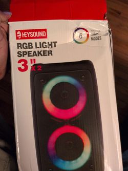 RGB LIGHT SPEAKER With Microphone