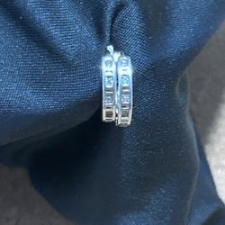 Silver Earrings Hoops 