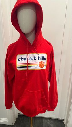 Cheviot Hills Basketball Red Pullover Hoodie