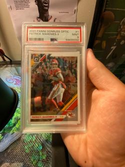 Patrick mahomes psa 9 mint condition
