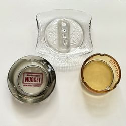 Vintage Hotel Casino Collectible Ashtrays Man Cave 