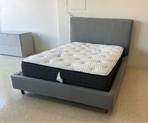Bed platform and mattress