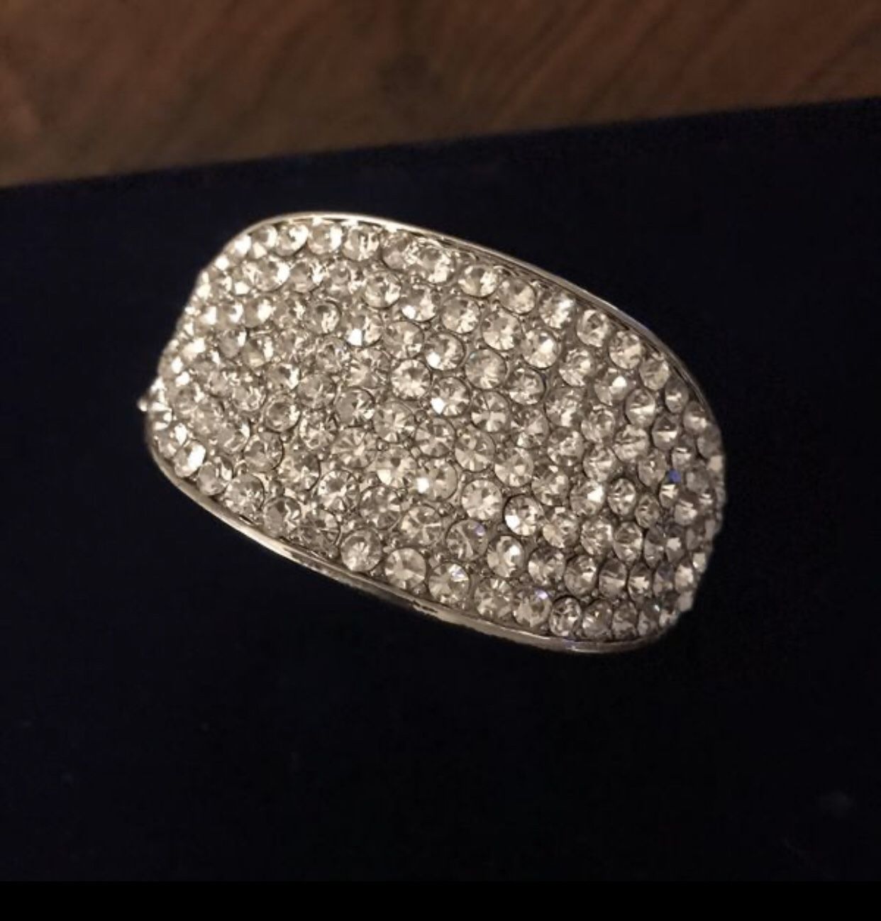 Rhinestone Cuff Bracelet