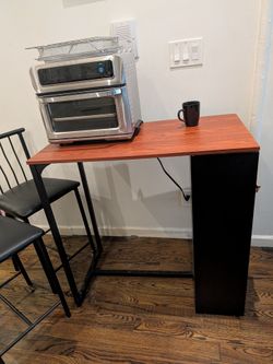 Bar table with two matching chairs