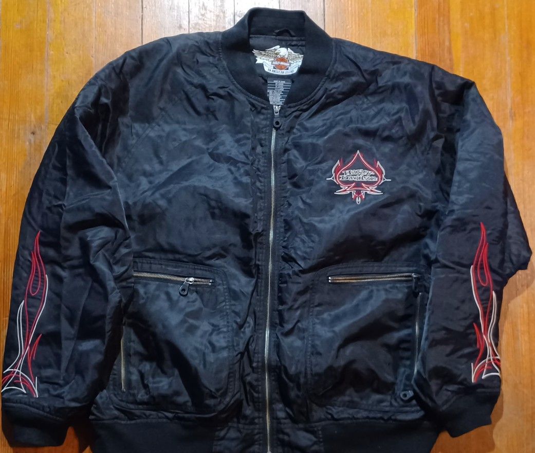 Men's Size 2XLARGE Harley Davidson Coat Jacket Black Speed