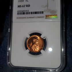 MMBOSX750 SUPER AWESOME HIGH GRADE 1939 WHEAT PENNY