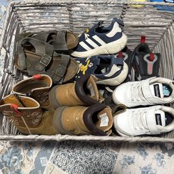 Basket of shoes