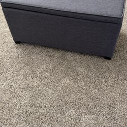 Dark grey Ottoman