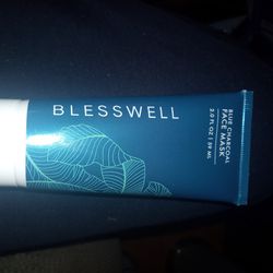 Blesswell Blue Charcoal Face Mask.