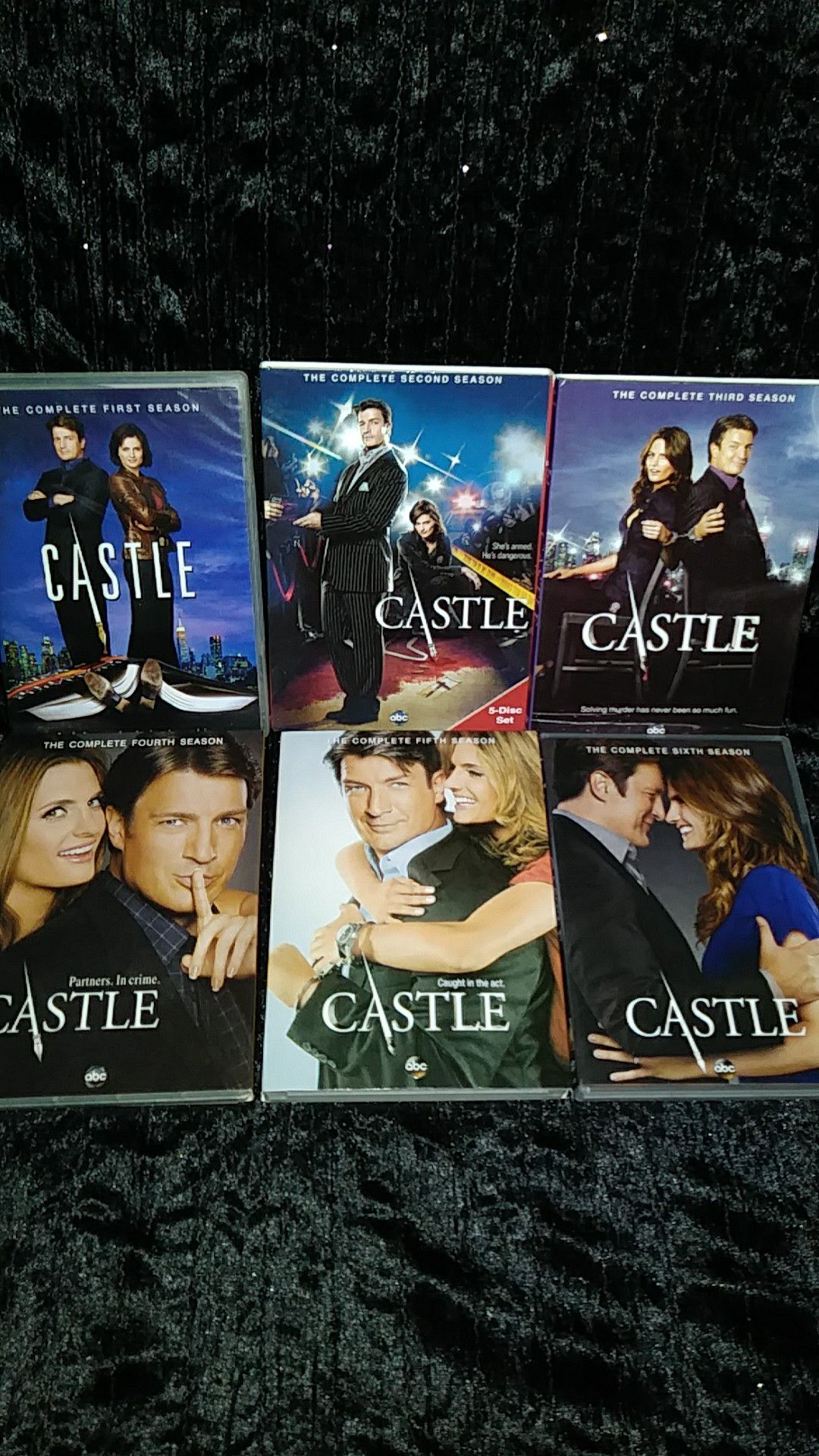 Castle series on Dvd seaons 1 - 6