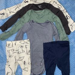 Lote de ropa para bebé 3 meses – Carter’s, manga larga
