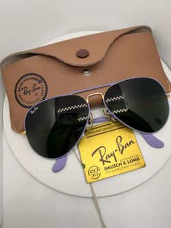 50th Anniversary 1987 Bausch & Lomb Ray-Ban Aviator Women’s Sunglasses