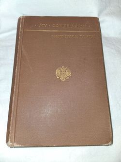 1887 My Confession, Count Lyof N. Tolstoy Published in New York, by Thomas Y. Crowell 1st Edition
