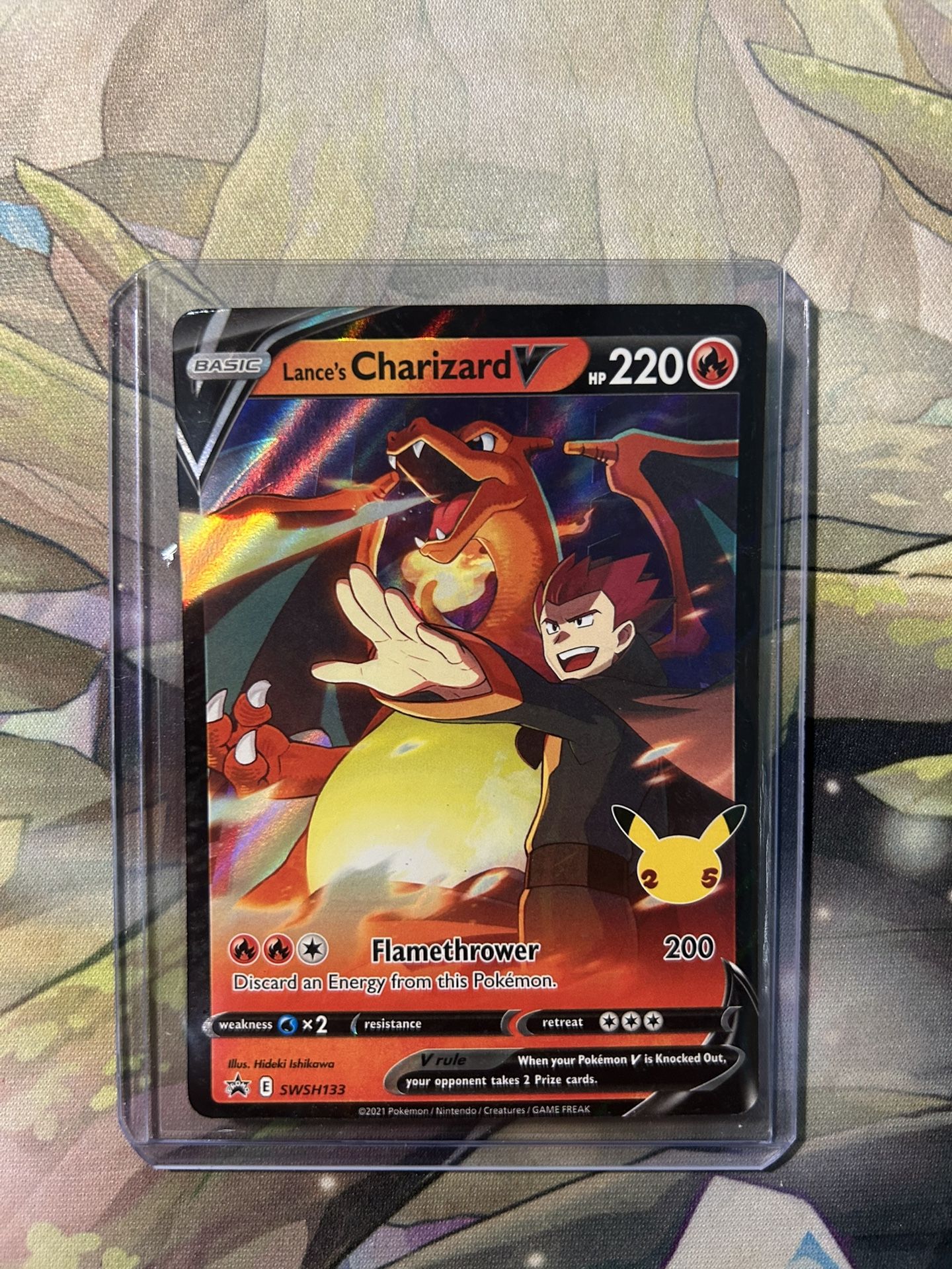 Pokemon Lance’s Charizard V Promo Celebrations