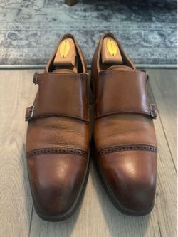 Double Monk Strap Shoe Sz 10