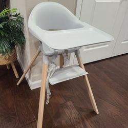 Stokke High Chair With Tray - Grey