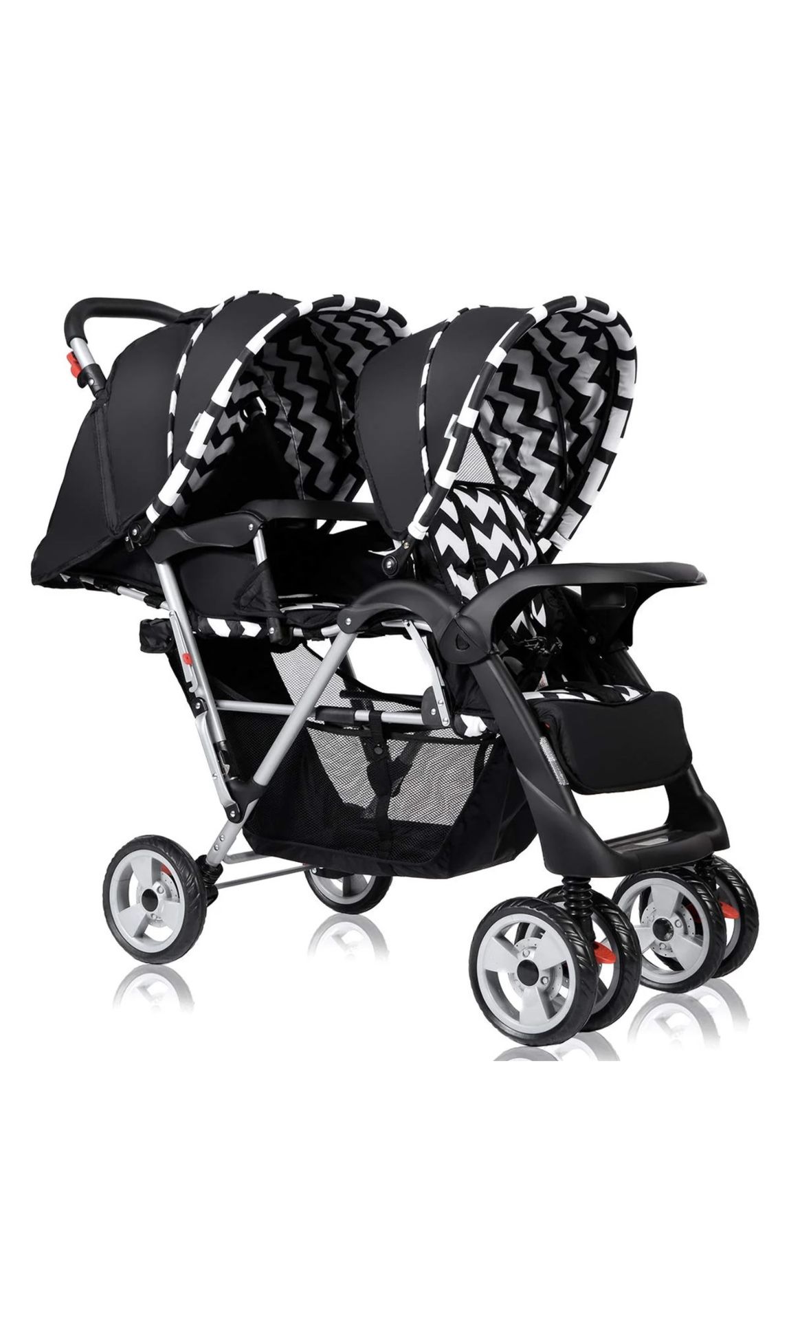 Foldable Twin Baby Double Stroller