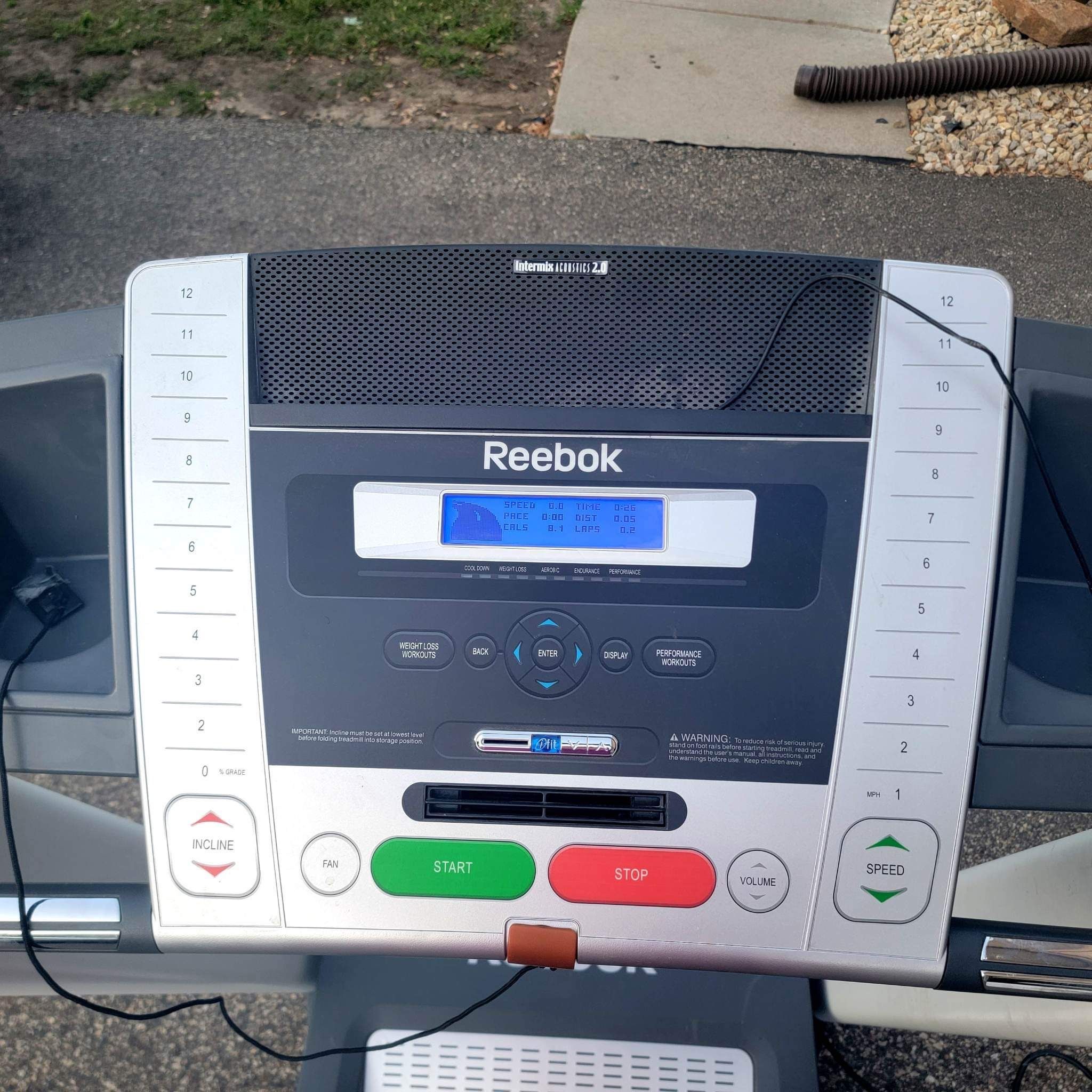 Reebok treadmill This is a great machine with capacity for a