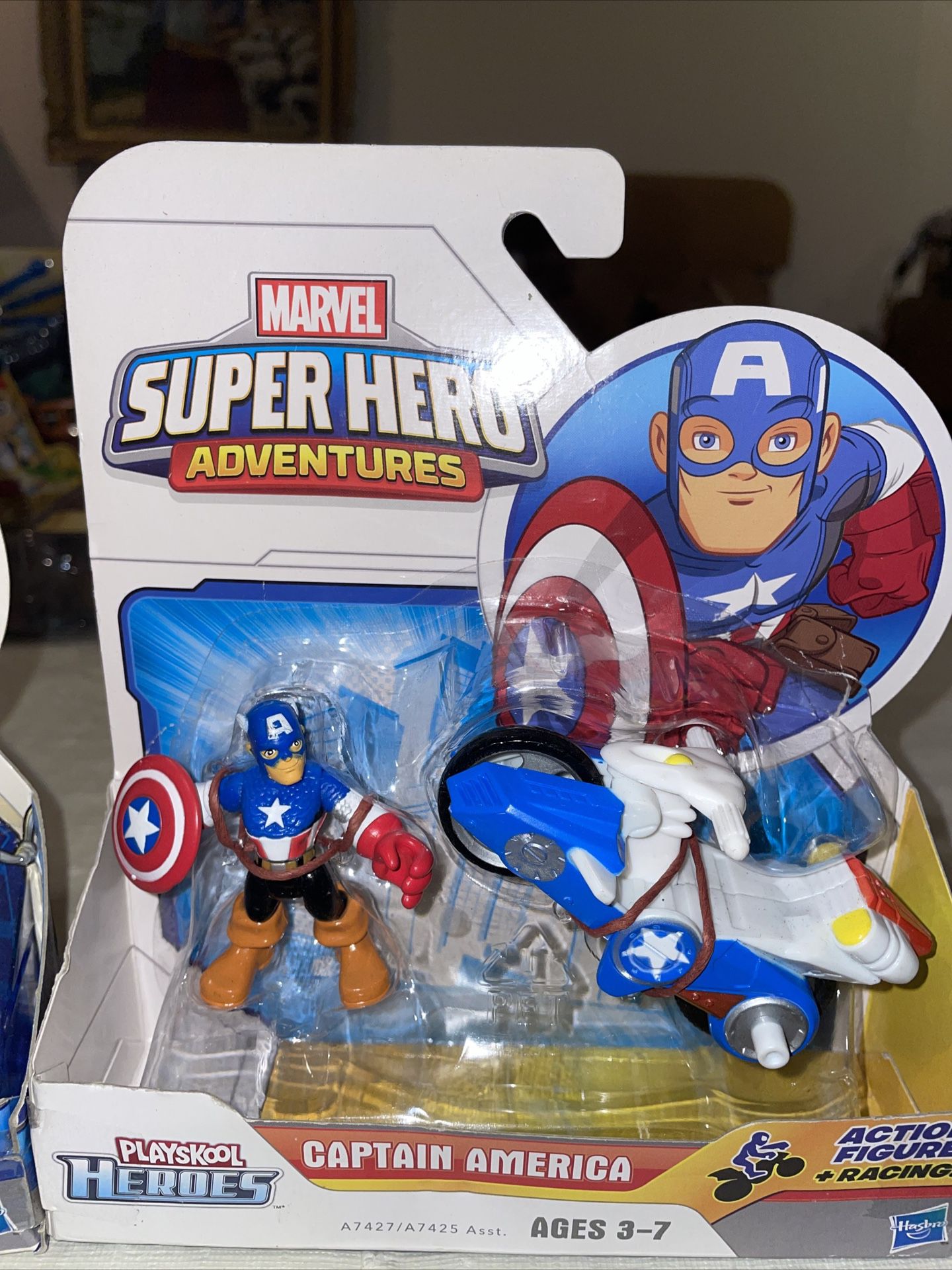 Marvel Superhero Adventures Spider-Man Doc Ock Captain America figure New