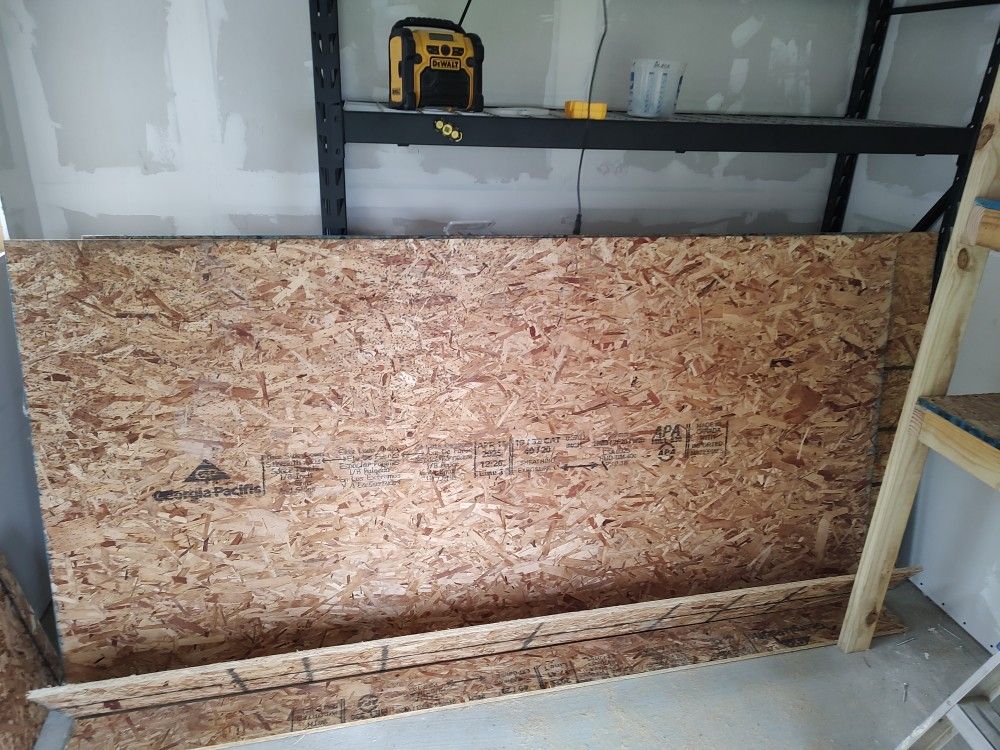 2 Sheets of 18/32 OSB 4x8 Sheets