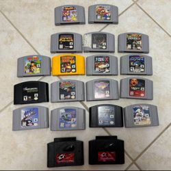 N64 Nintendo Games - Game Is Sold Individual With Price Listed Below. 
