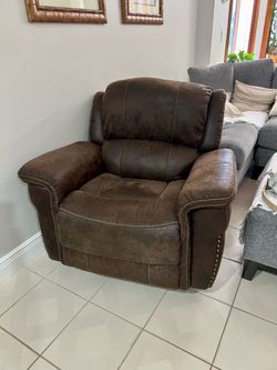 Large reclining chair