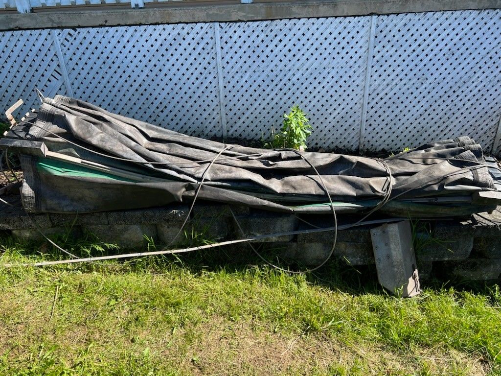 Cable Sliding Tarp System With Electric Motor