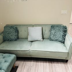 2 Seater Sofa And ottoman For Sale